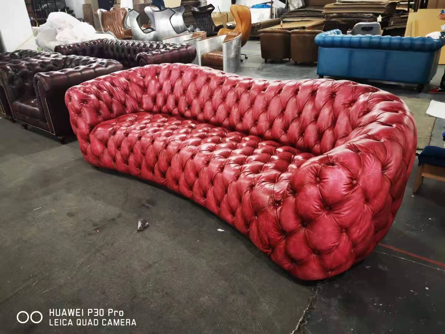 vintage leather sofa