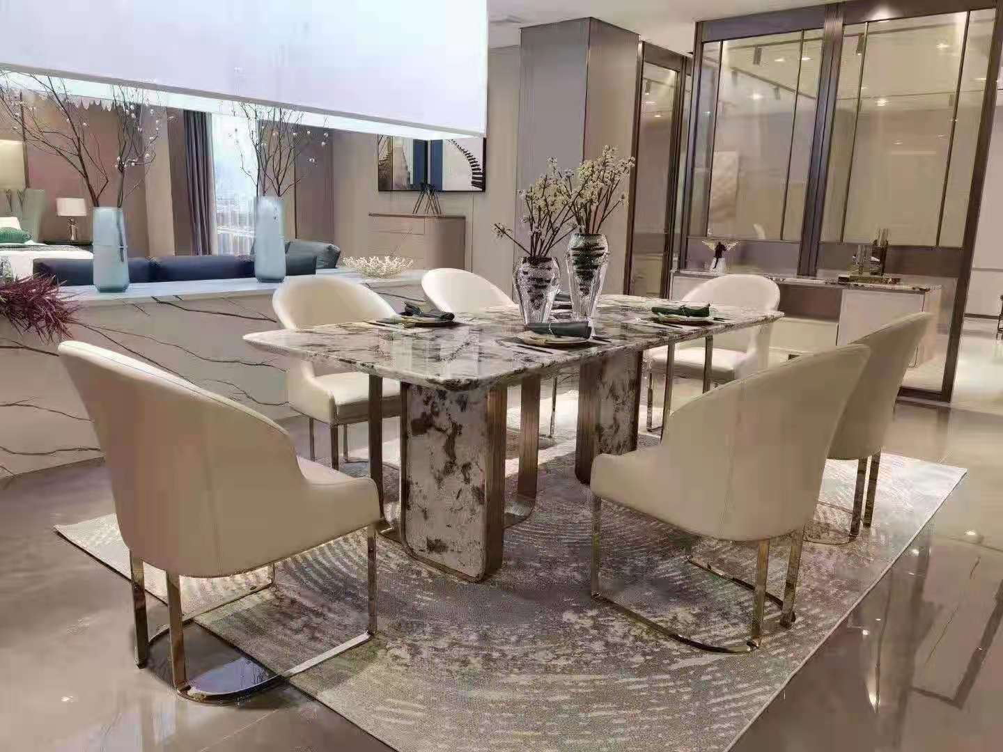 dining table and chairs