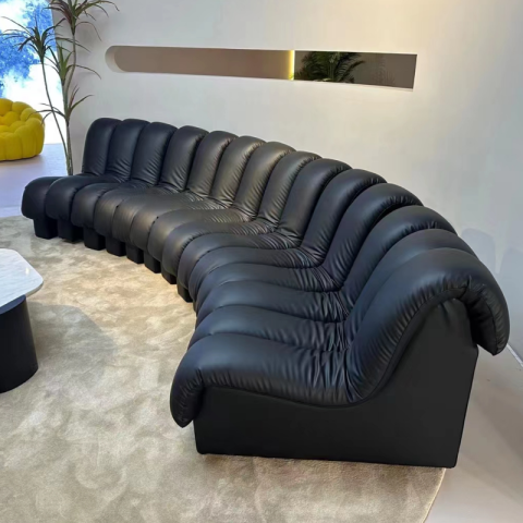 piano key shape sofa black leather sectional modern sofa combinations