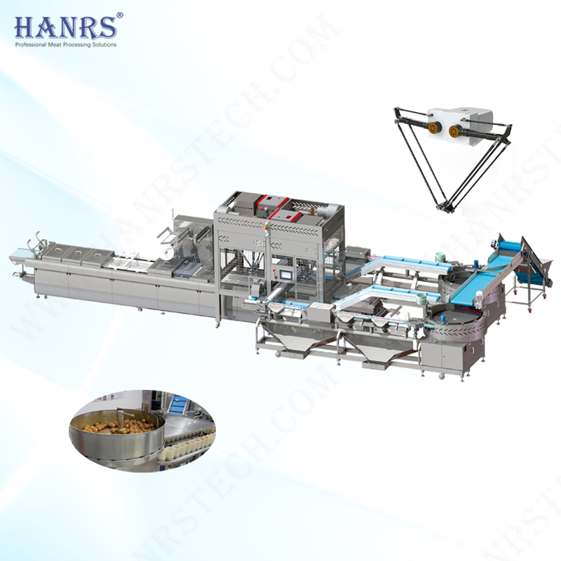 Automatic feed loading line