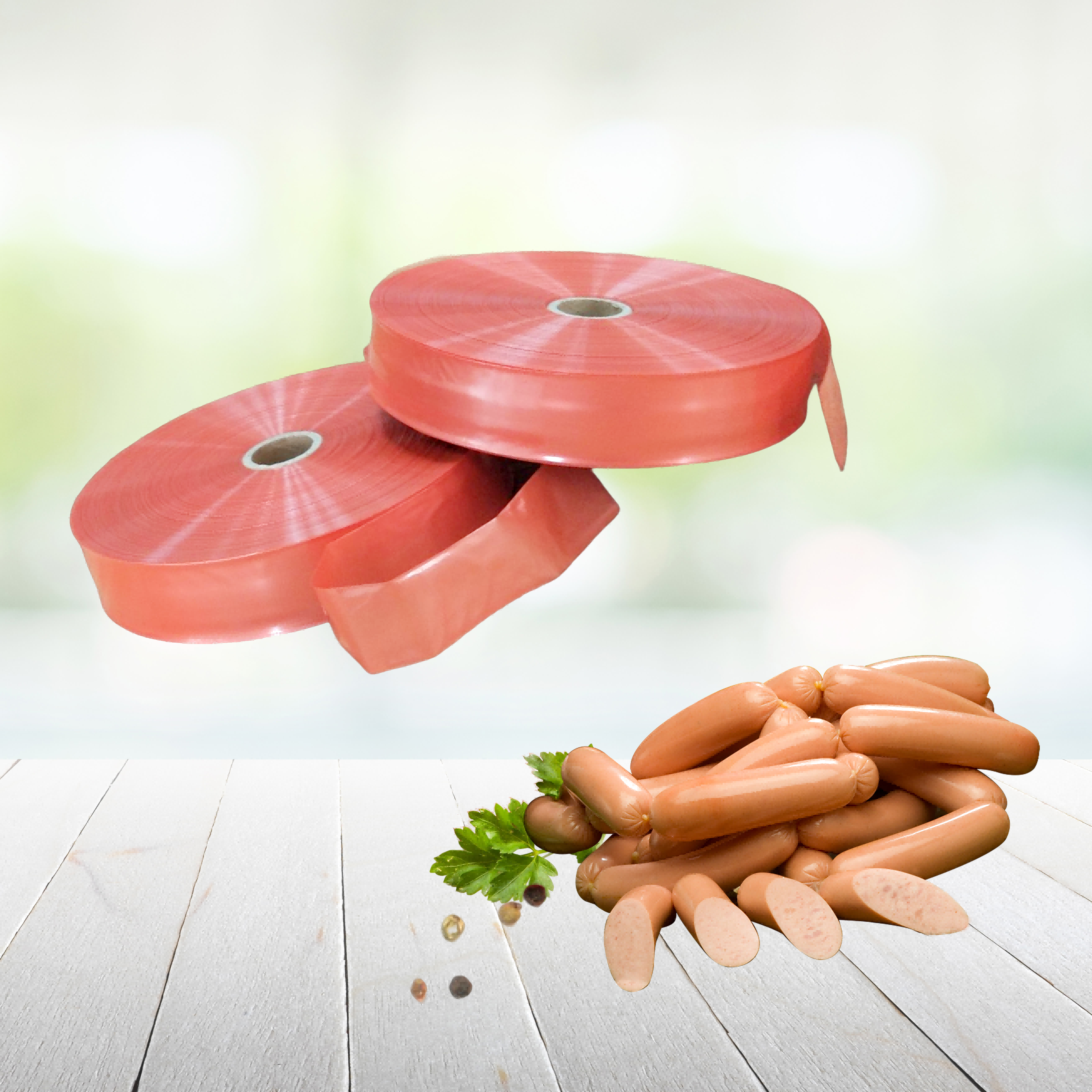 Hot dog sausage casing