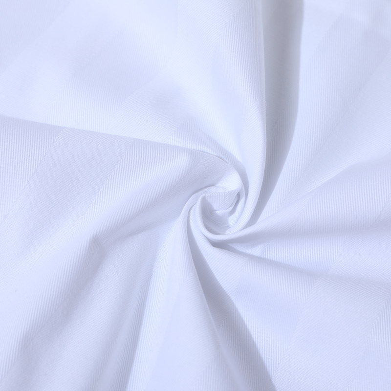 Tela blanca satinada de alta densidad para sábanas