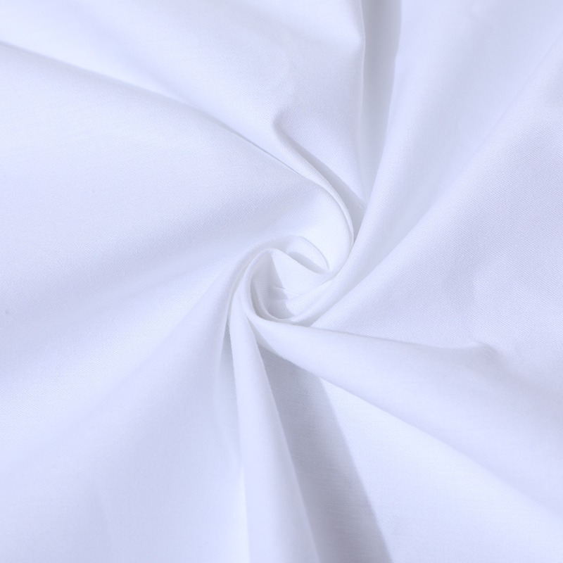 180tc poly cotton plain White Fabric