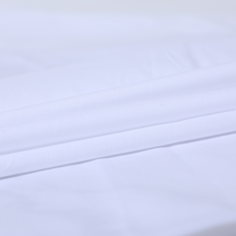 180tc poly cotton plain White Fabric