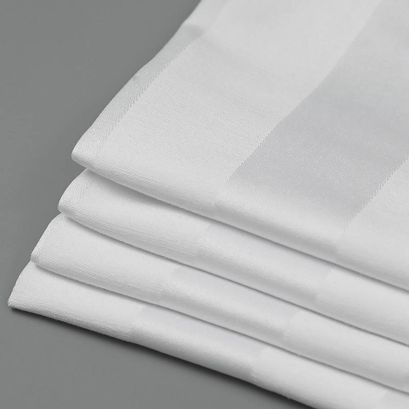 250TC Cotton Stripe Fabric for hotel bedding