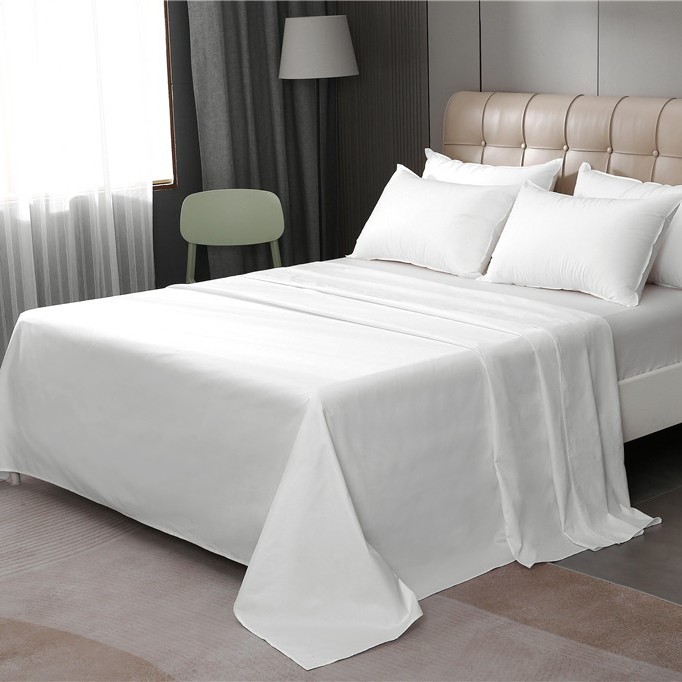 Wide Cotton White Fabric for Bedding Set