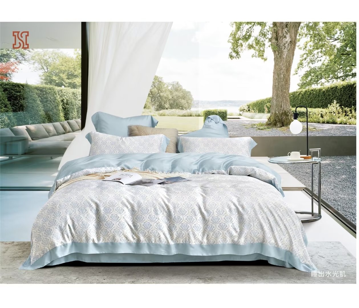 High Quality Width 98“ Lenzing Hometextile Bedding Set Fabrci