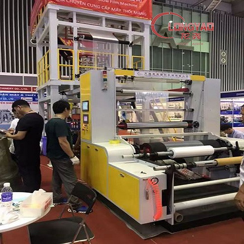 Two Layer AB Blown Film Machine For Garment Packaging