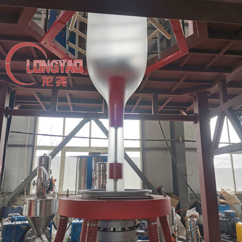 HDPE Embossed Flat Bags Film Blowing Machine