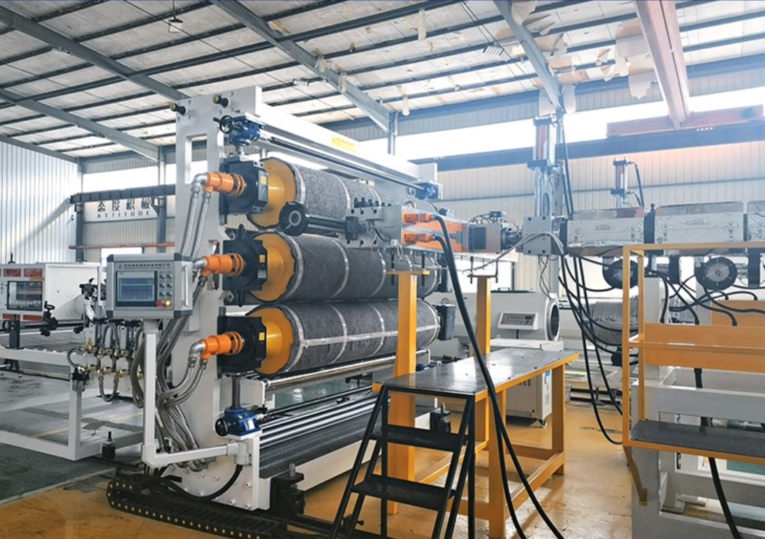 PE and PP plate extrusion