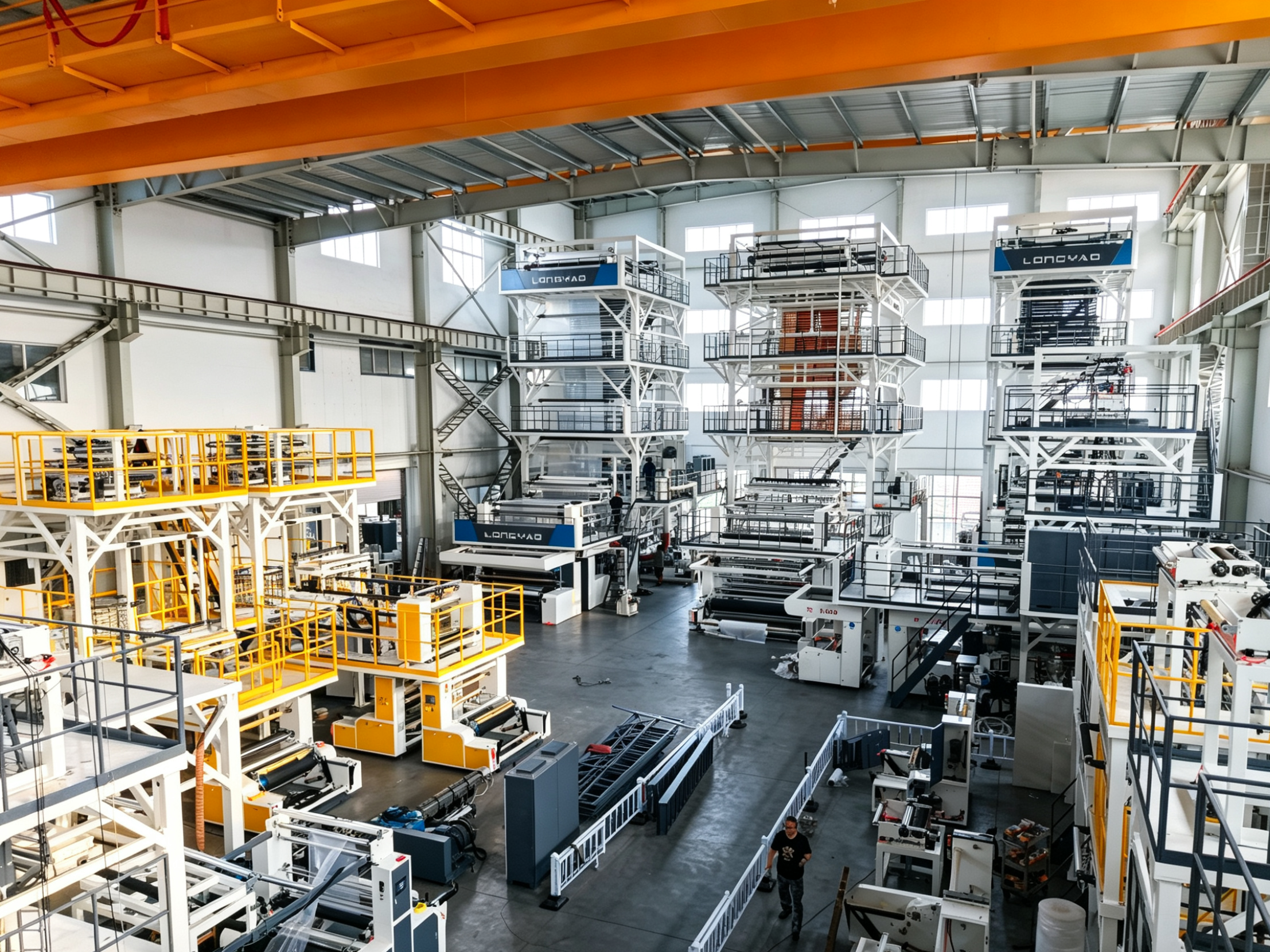hdpe film blowing machine