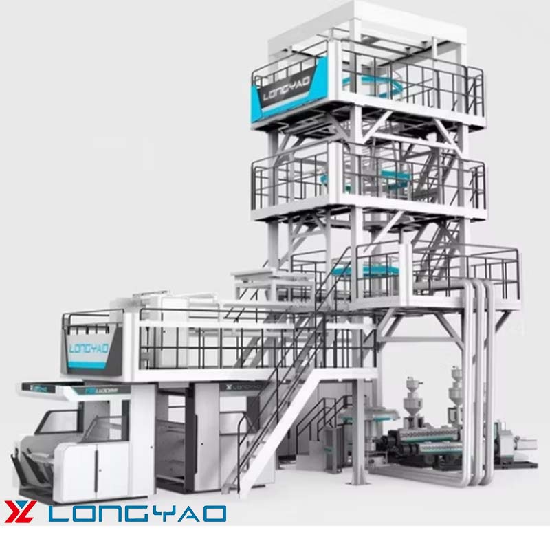 Máquina de extrusión de película soplada de 5 capas
