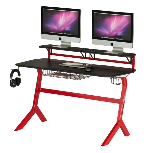 Ergonomic Corner PC Task Gaming Desk With Stain And Scratch Resistant