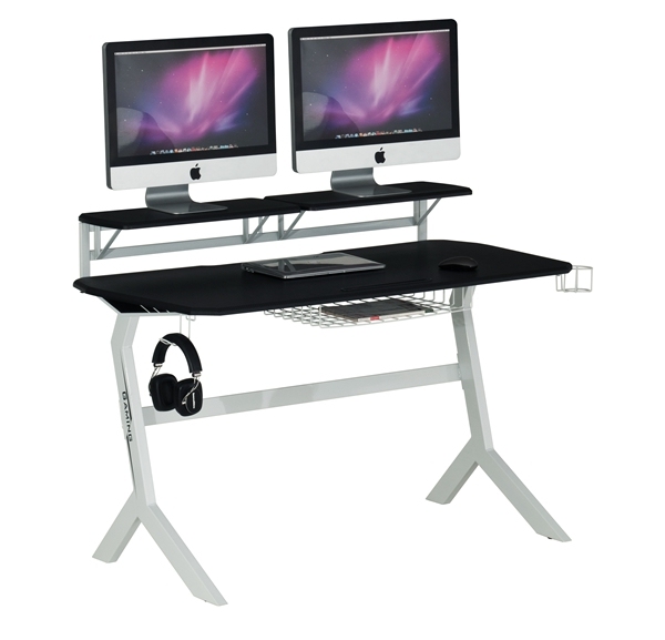 Ergonomic Corner PC Task Gaming Desk With Stain And Scratch Resistant