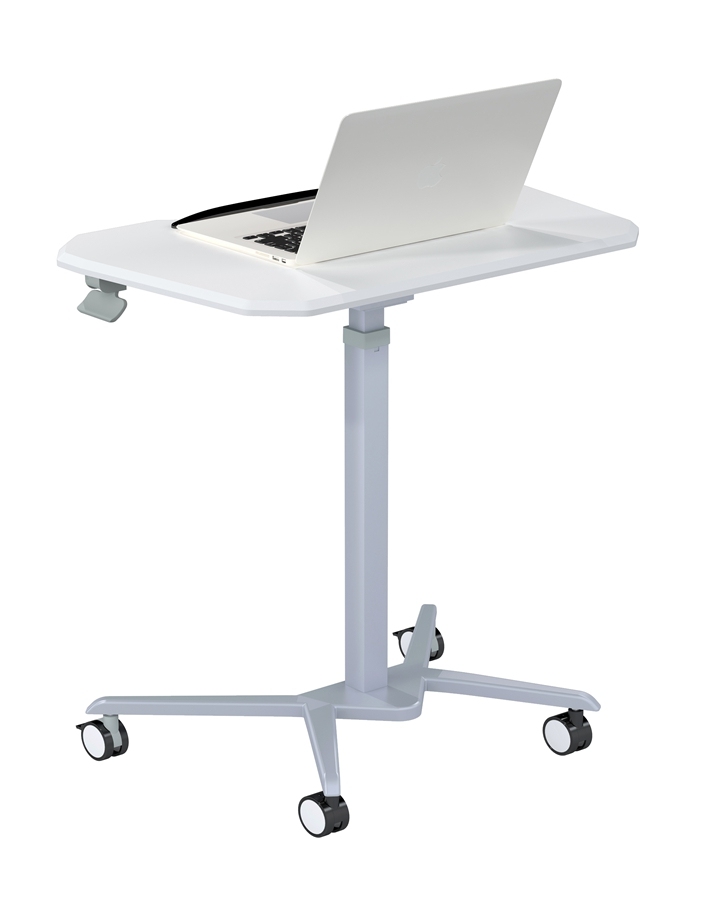 Study Sit Stand Rolling Portable Laptop Riser Table