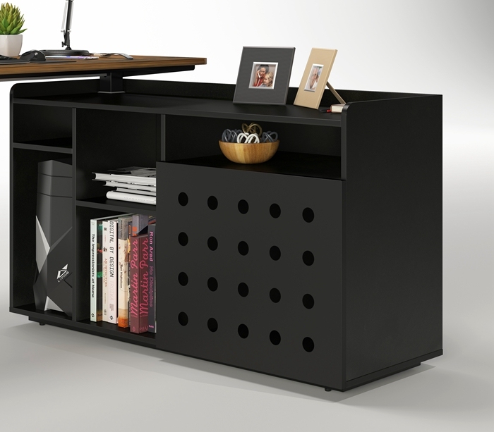 Electric Height Adjustable L Shaped Corner Computer Desk