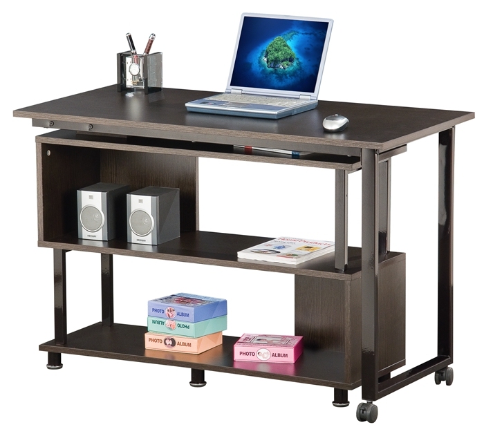 Postazione di lavoro per computer da studio da tavolo per PC portatile a forma di L ruotabile a 360 °