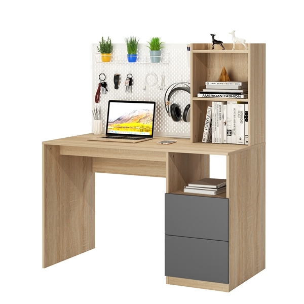 4-in-1 Home Office Computer Desk With Storage Block