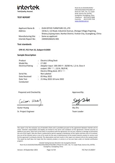 220505266GZU-001 FCC Report_Security