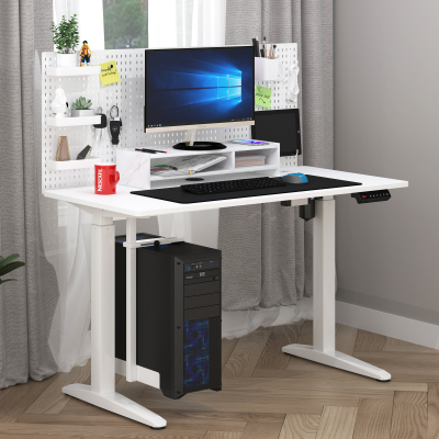 Electric Rising Silent Adjustable Height Home Office Desk