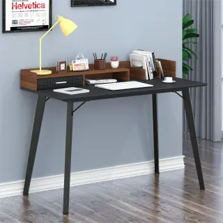 Thuis gebruiken Ruimtebesparend computerbureau met boekencompartimenten