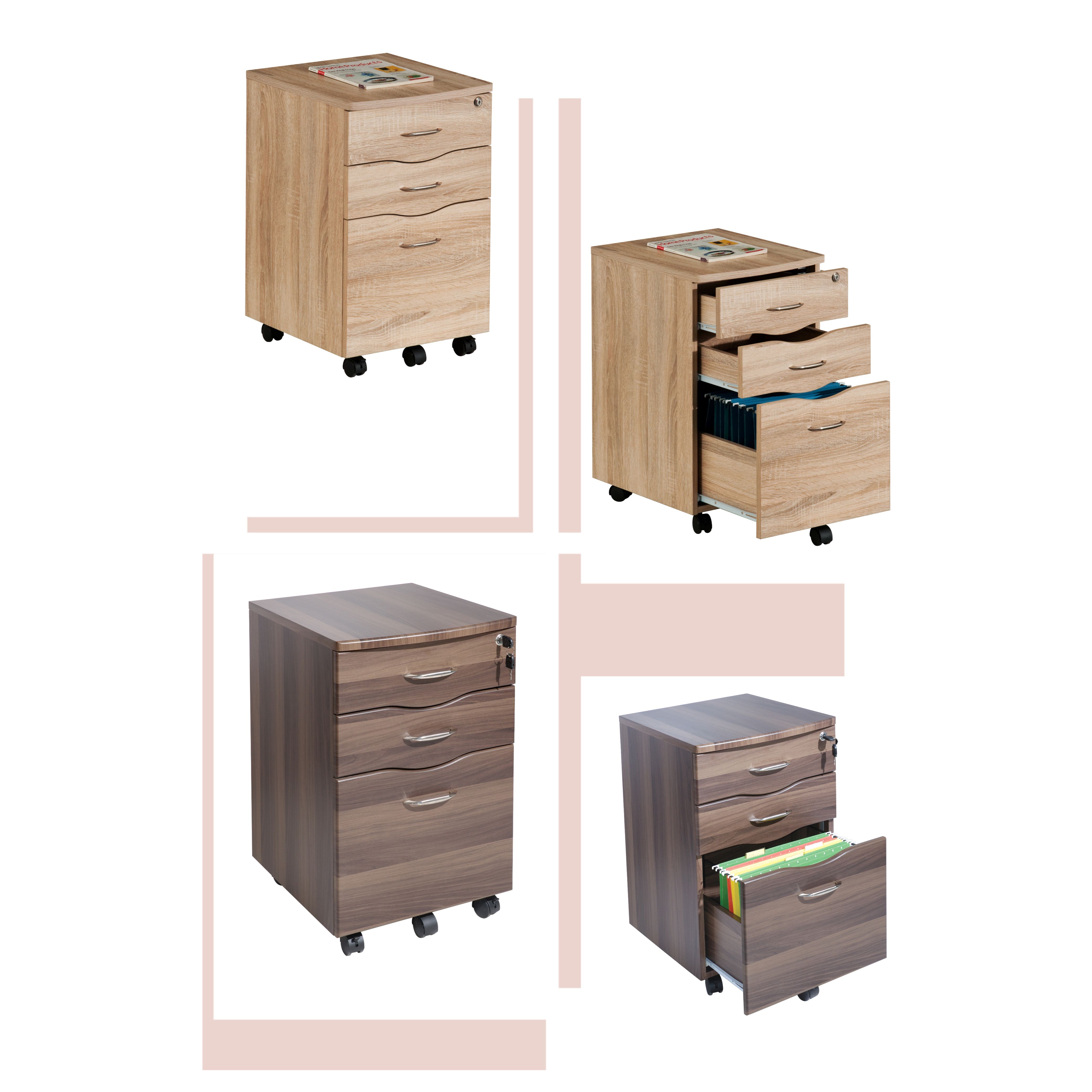 Equipment 3 Drawers Lateral File Cabinet