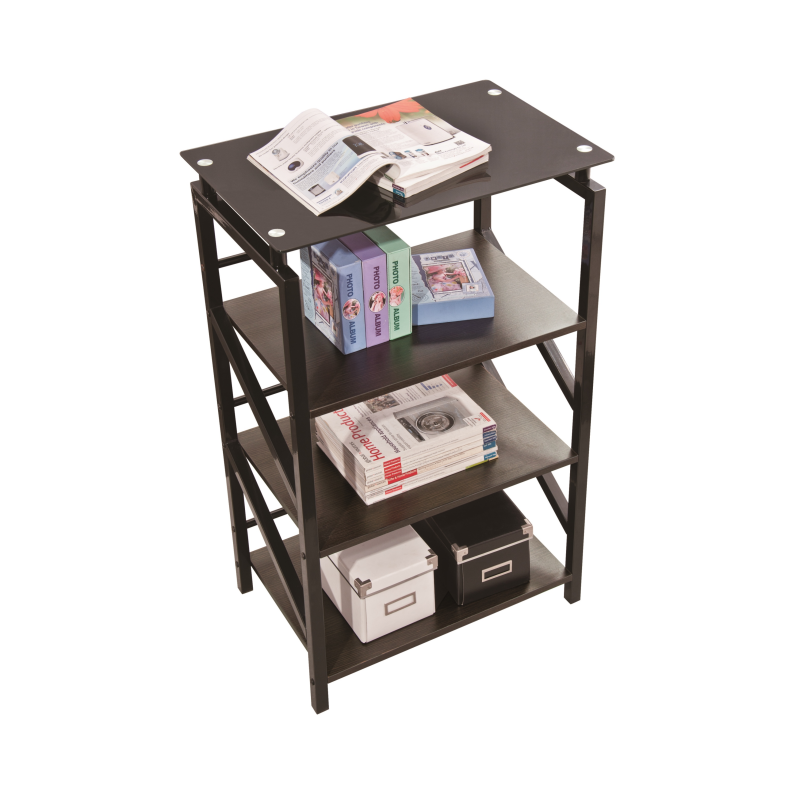 Home Office Wooden Furniture MDF Board Three Layers BookShelf