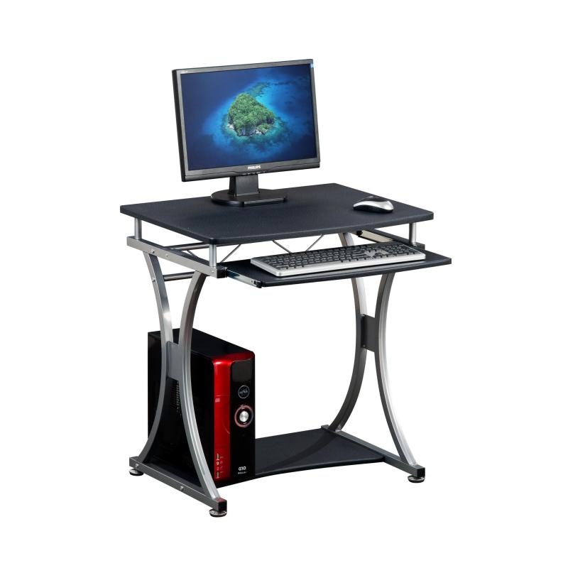 Kompakter Schülerschreibtisch für Kinder mit verschiebbarer Tastaturablage