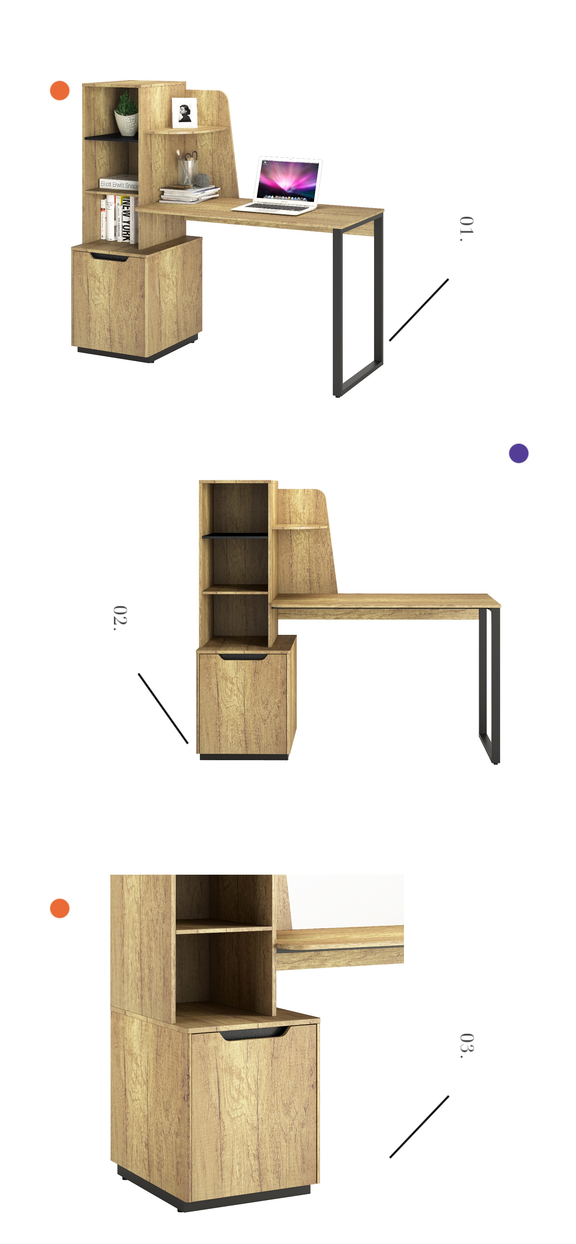 Engineered Wood Study Table