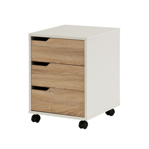 Office Equipment Melamine Filing Cabinet With Wooden Drawers