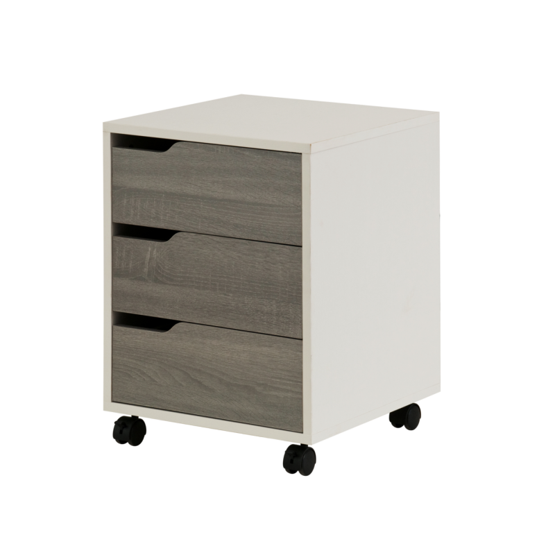 Office Equipment Melamine Filing Cabinet With Wooden Drawers
