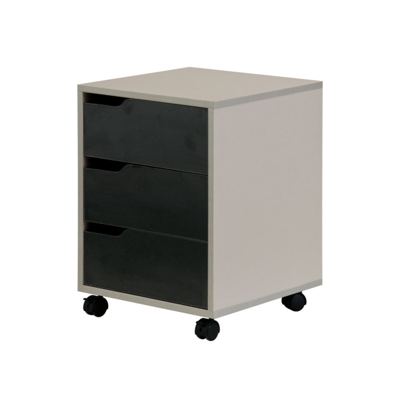 Office Equipment Melamine Filing Cabinet With Wooden Drawers