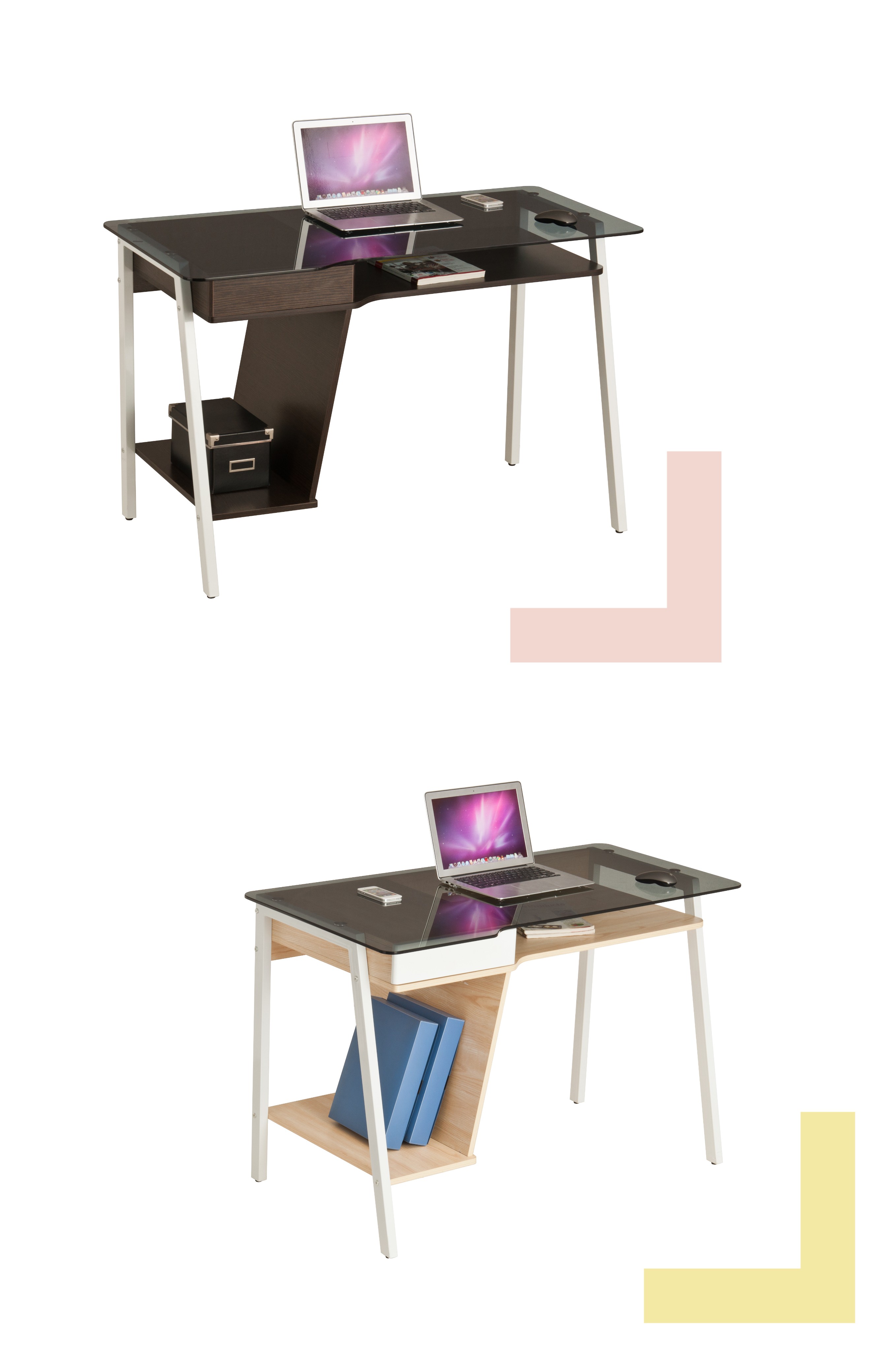 Computer Desk With CPU Holder