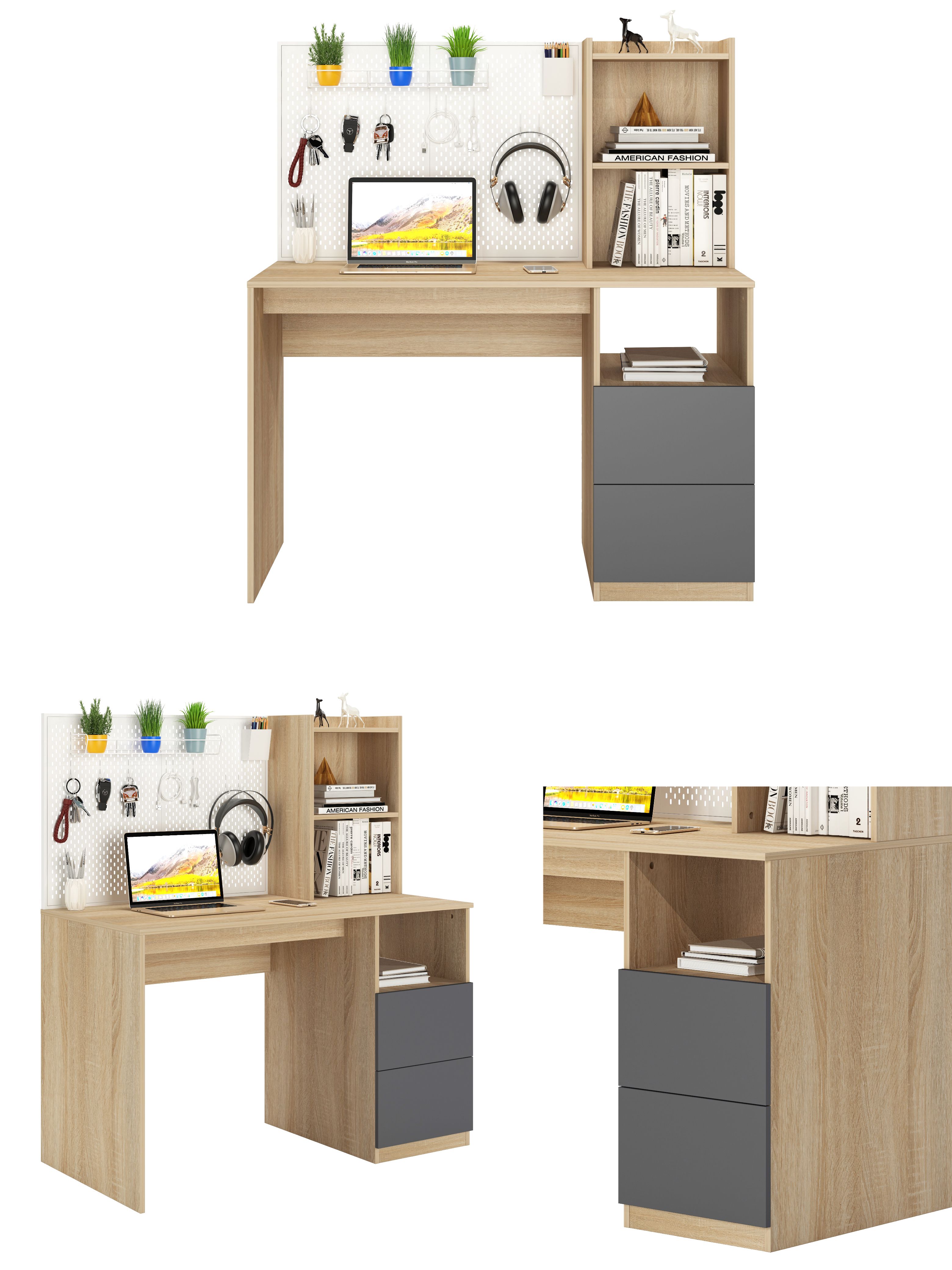 4-in-1 Home Office Computer Desk