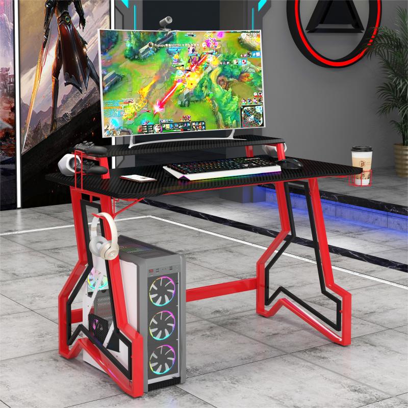 Professional Gamer Station Racing Style PC Gaming Desk
