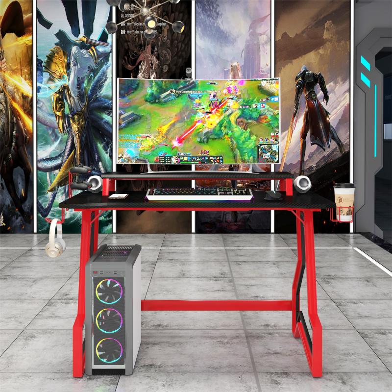 Professional Gamer Station Racing Style PC Gaming Desk