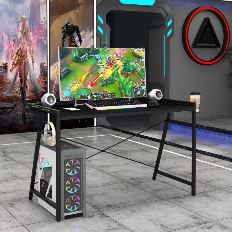 PVC-coated Medium-density Fibreboard Top Gaming Workstation
