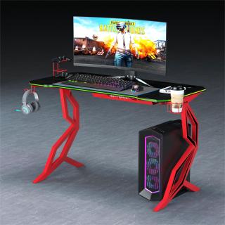 E-sports racing style PC Gaming Desk with cable management