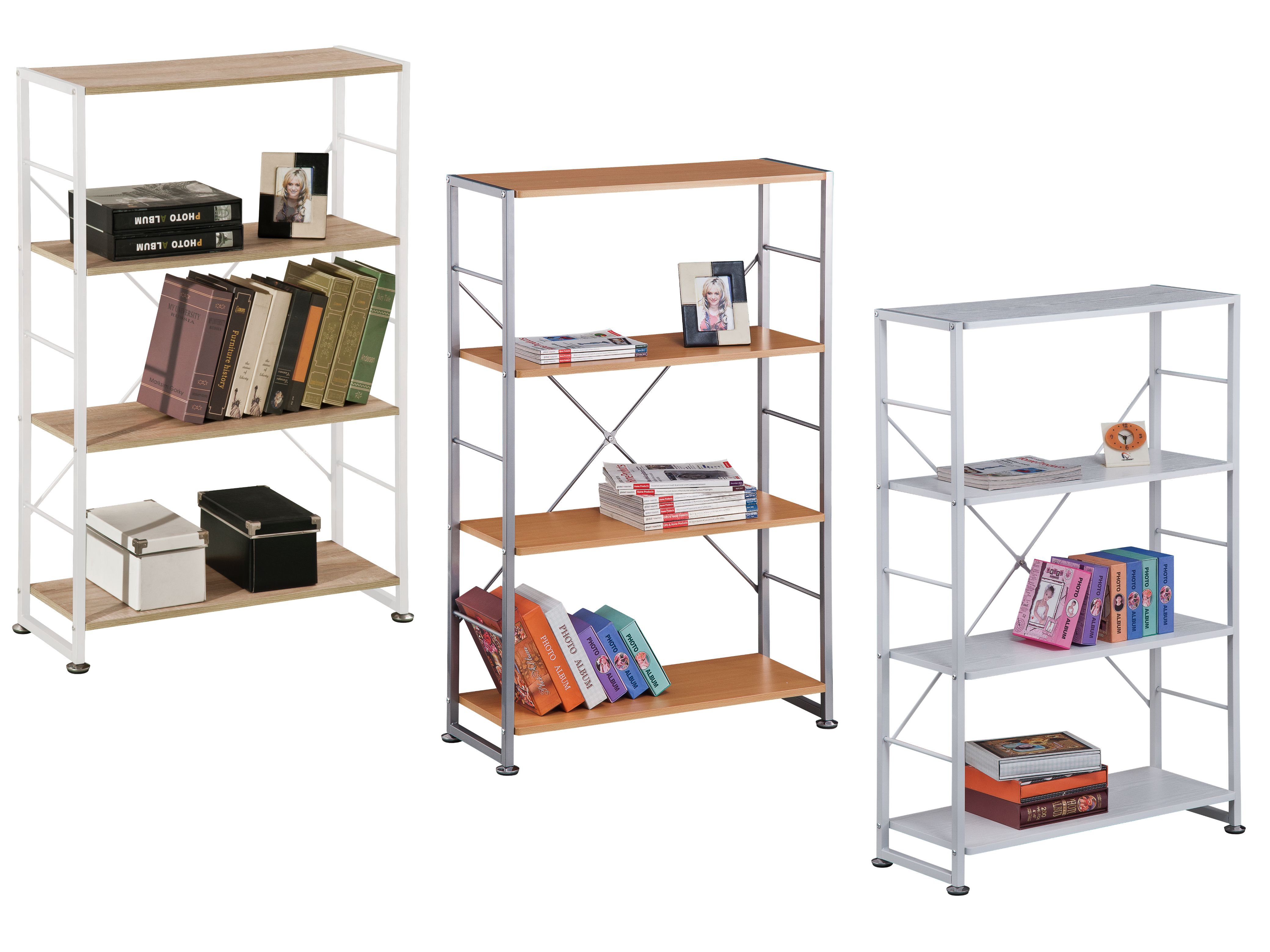 Household Steel - wood combination bookcase