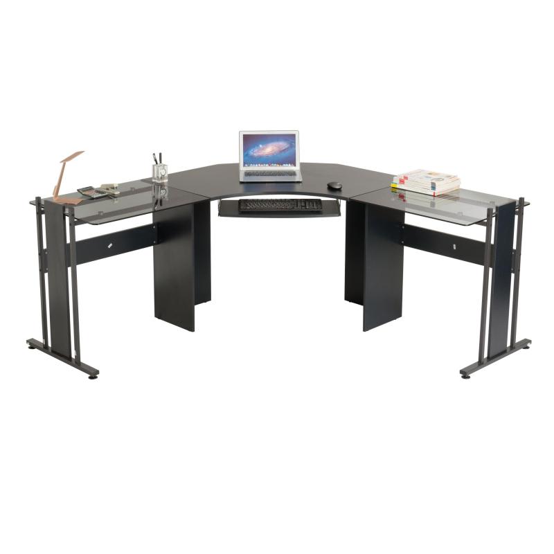 OEM Economic L-shaped 2 Person Office Writing Learning Workstation