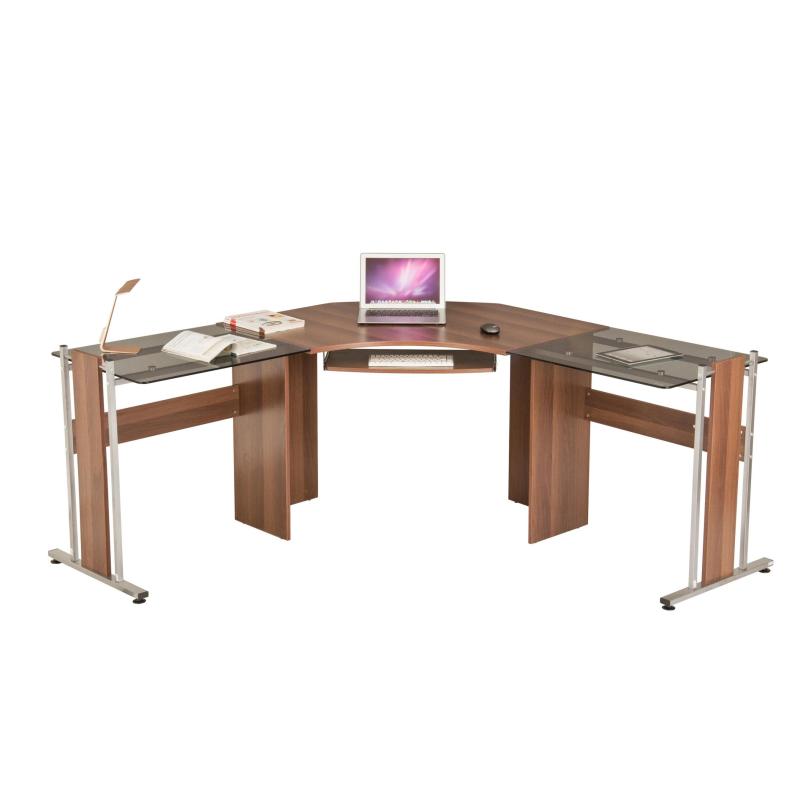 OEM Economic L-shaped 2 Person Office Writing Learning Workstation