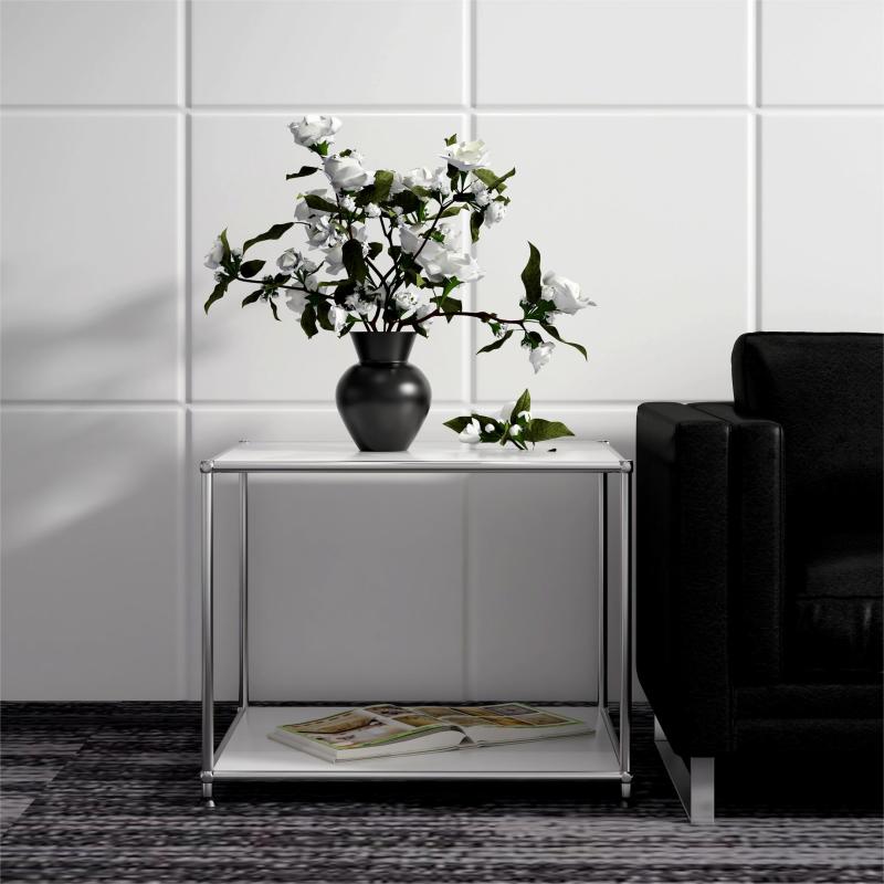 Nordic Modern Metal Stainless Steel Side Table Bedside Night table