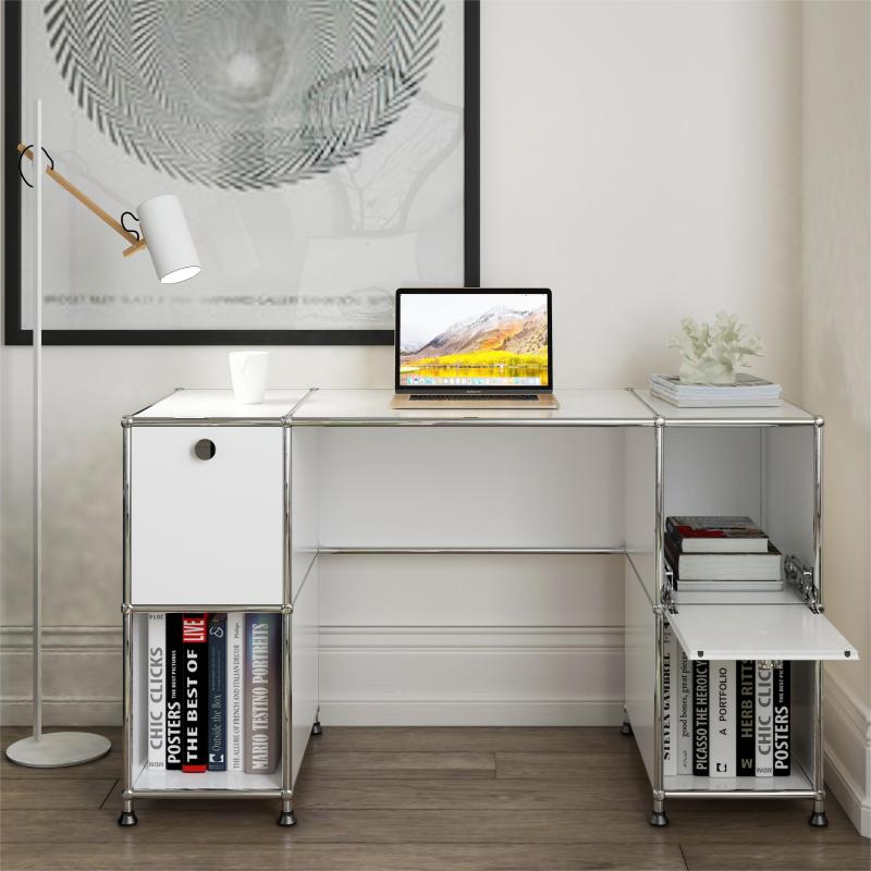 Combinate Freely Metal Stainless Steel Modular Study Work Desk