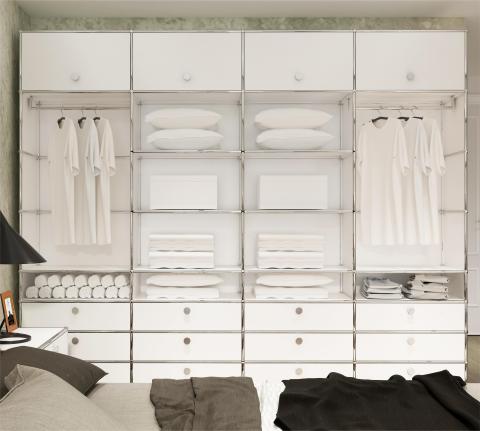 High Tall Clothes Cupboard Wardrobes With Cabinet For Bedeoom
