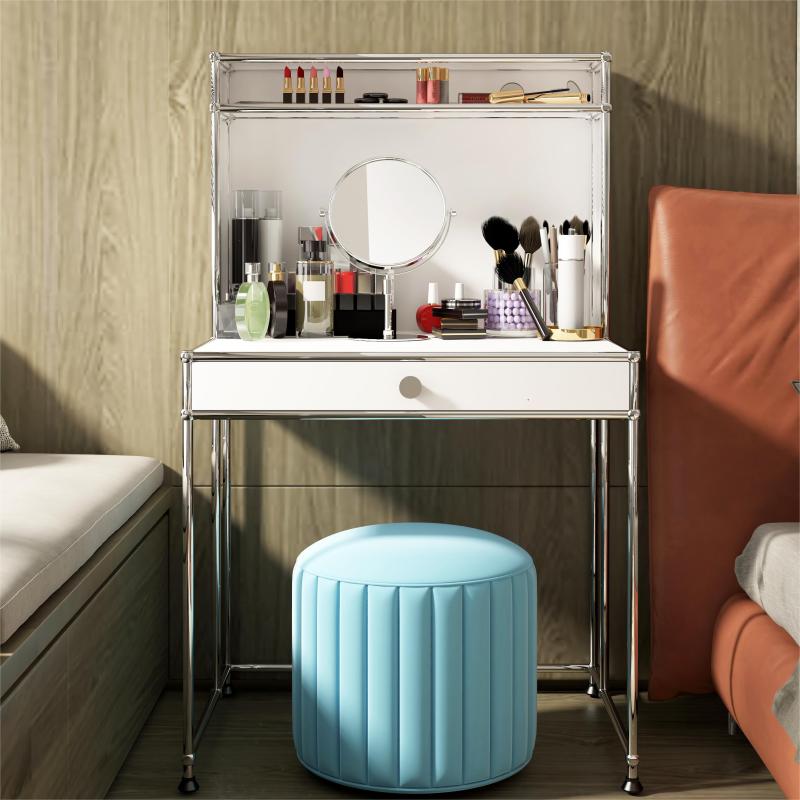 Vanity Desk Make up Dressing Table With Drawer For Bedroom