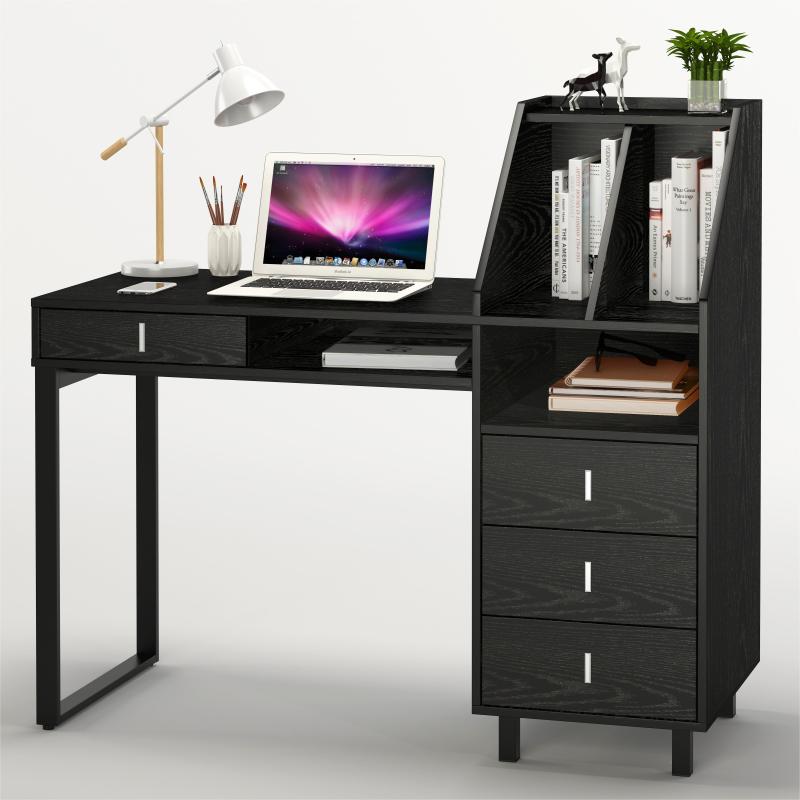 Commercial Office Wood Laminate Top And Steel Frame Table