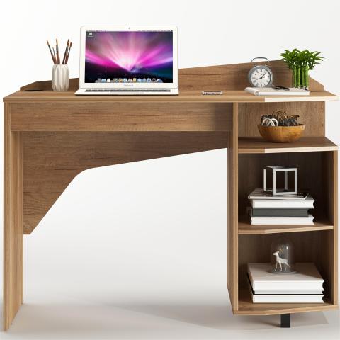 Teenager Adult Wood Corner Writing PC Laptop Desk