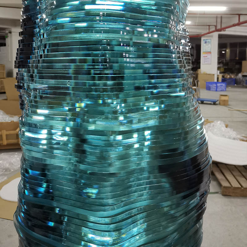 Decorative Large Outdoor Custom Garden Art Glass Sculpture