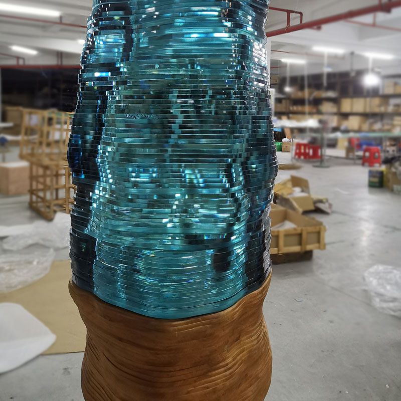 Decorative Large Outdoor Custom Garden Art Glass Sculpture