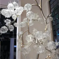 Five-star Hotels Large Custom Murano Blown Glass Fruit Trees